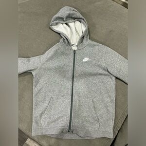 Grey Nike zip up